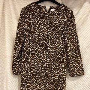 Leopard Print Jcrew Dress
